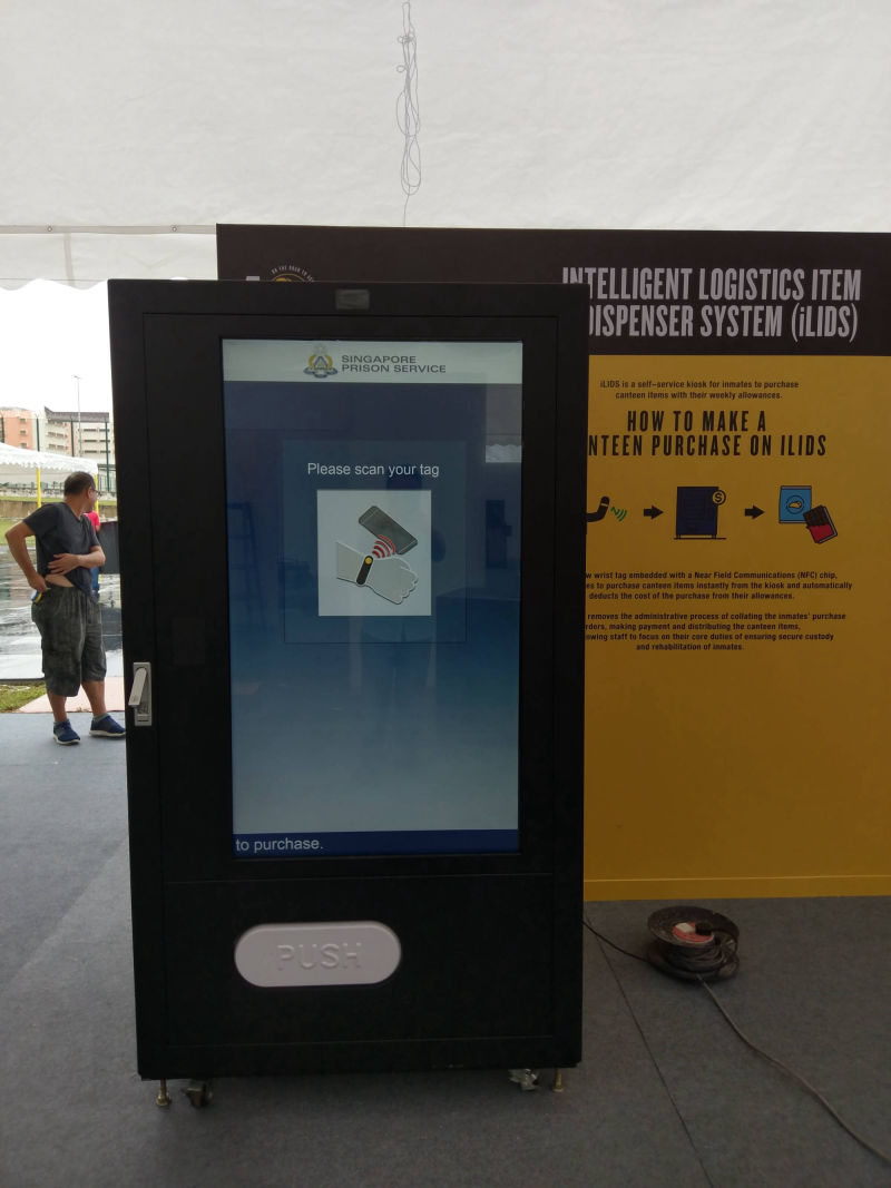 Singapore Prison Services Intelligent Logistics Item Dispensing System (ILIDS)