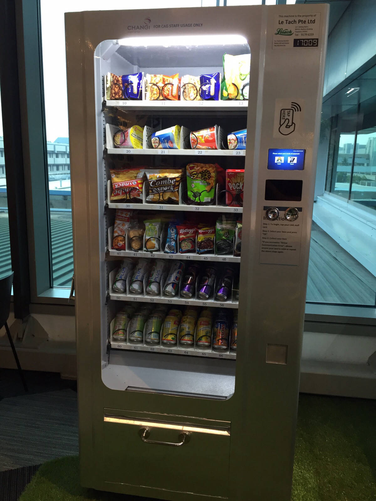 Changi Airport Group Staff Smart Vending
