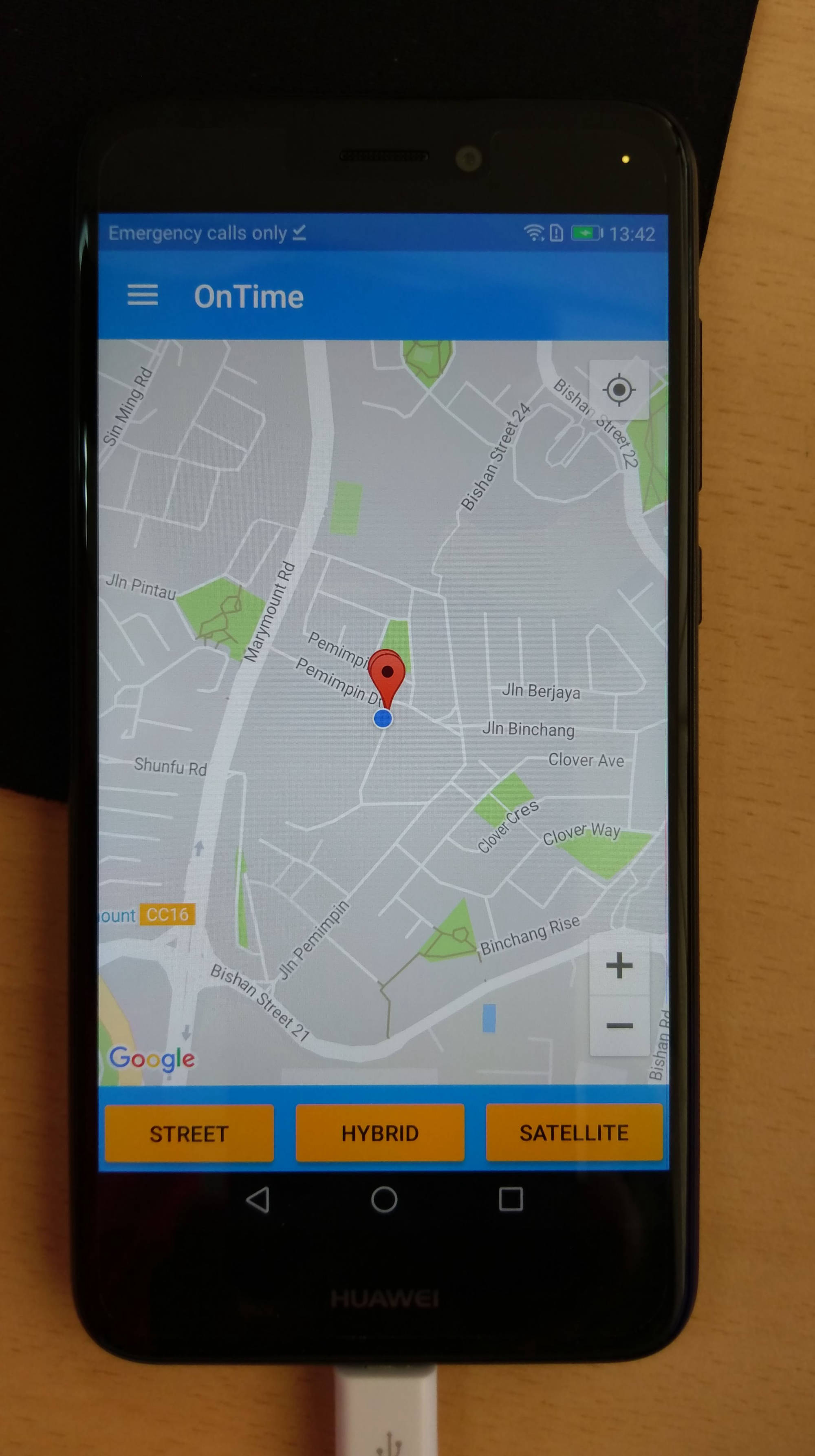 On-Time Mobile Attendance App Location Tagging