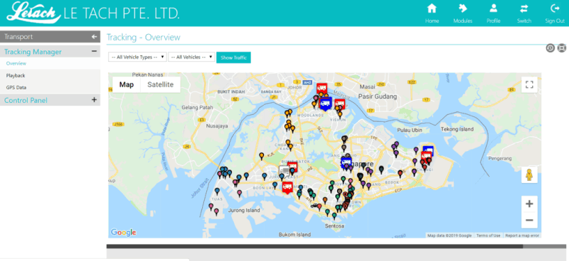 LeTach SkyApp Vehicle Tracking System